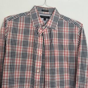 Banana Republic Red and Blue Plaid Shirt